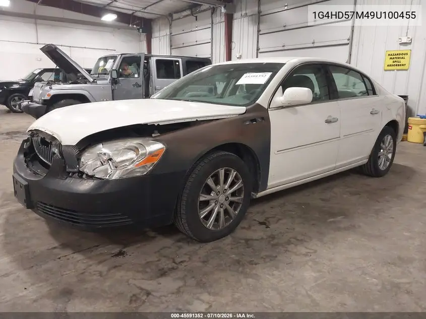 2009 Buick Lucerne Cxl VIN: 1G4HD57M49U100455 Lot: 45591352