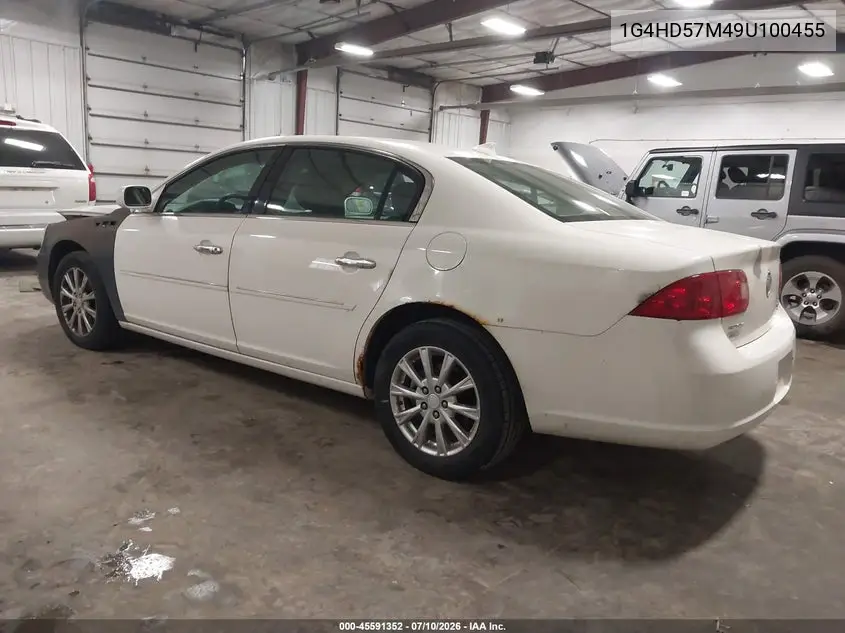 2009 Buick Lucerne Cxl VIN: 1G4HD57M49U100455 Lot: 45591352