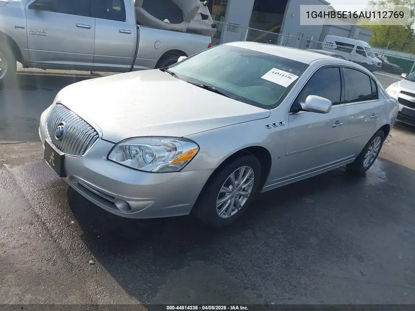 2010 Buick Lucerne Cx-2 VIN: 1G4HB5E16AU112769 Lot: 44814336