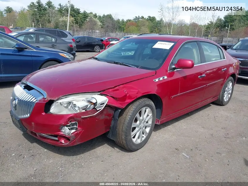 2010 Buick Lucerne Cxl VIN: 1G4HC5EM5AU124354 Lot: 45049223