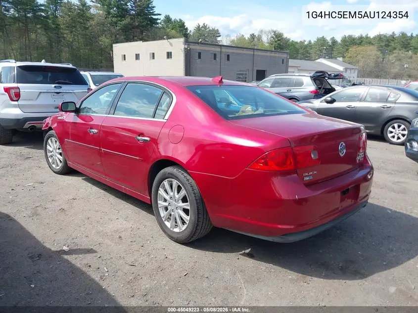 2010 Buick Lucerne Cxl VIN: 1G4HC5EM5AU124354 Lot: 45049223