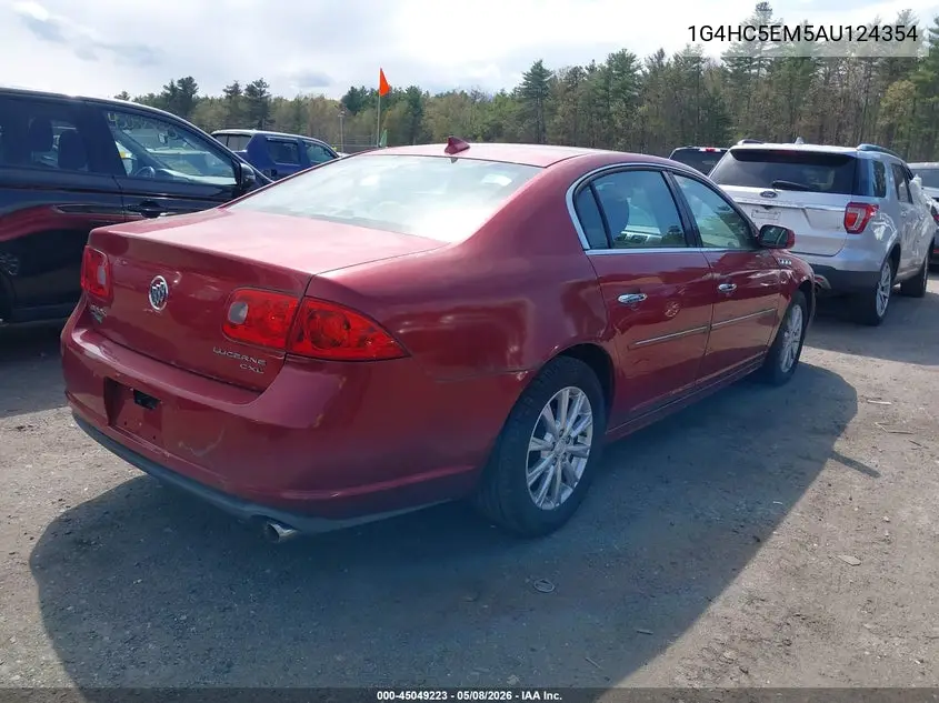 2010 Buick Lucerne Cxl VIN: 1G4HC5EM5AU124354 Lot: 45049223