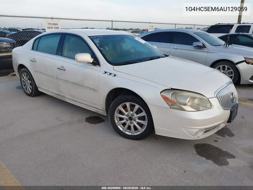 2010 Buick Lucerne Cxl VIN: 1G4HC5EM6AU129059 Lot: 45298900
