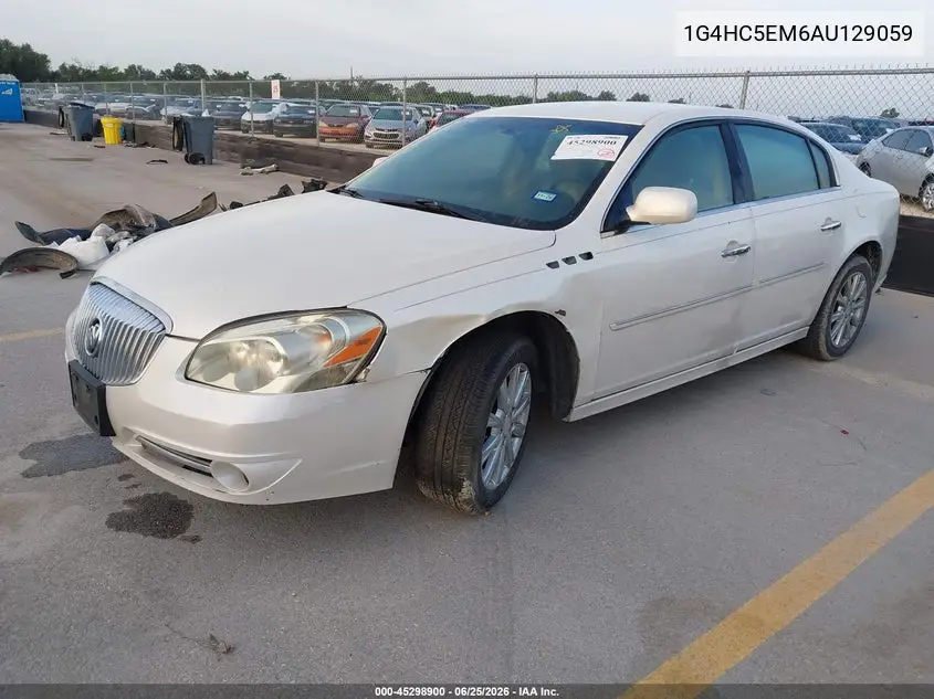 2010 Buick Lucerne Cxl VIN: 1G4HC5EM6AU129059 Lot: 45298900