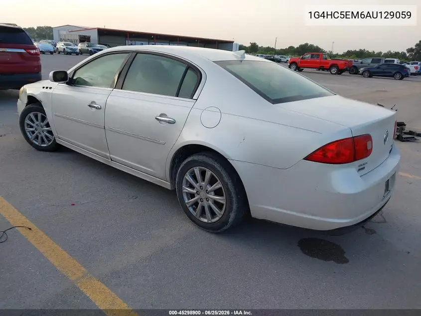 2010 Buick Lucerne Cxl VIN: 1G4HC5EM6AU129059 Lot: 45298900
