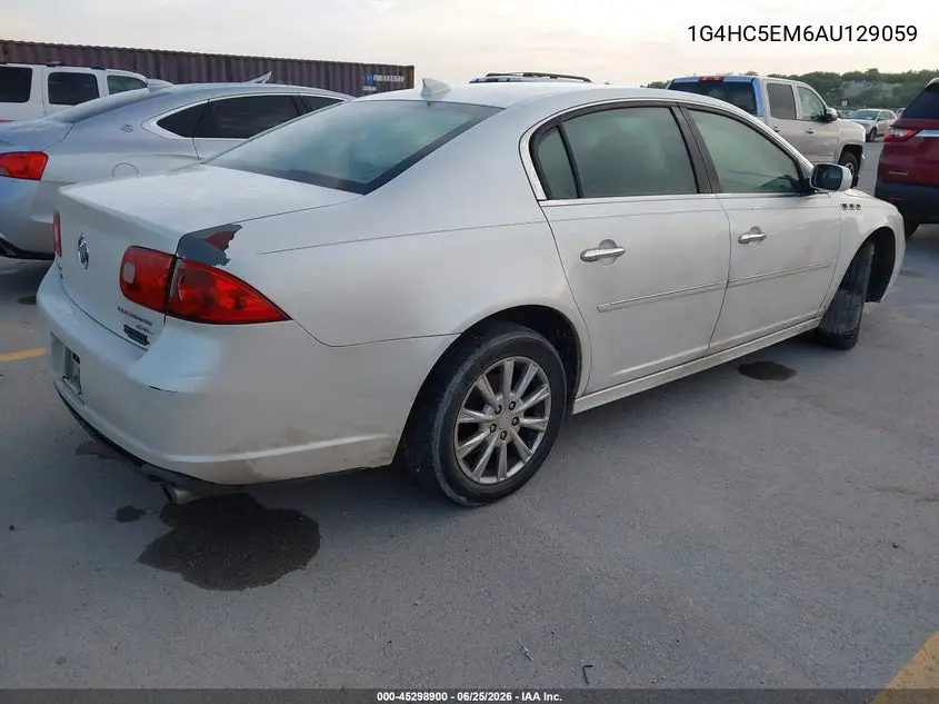 2010 Buick Lucerne Cxl VIN: 1G4HC5EM6AU129059 Lot: 45298900
