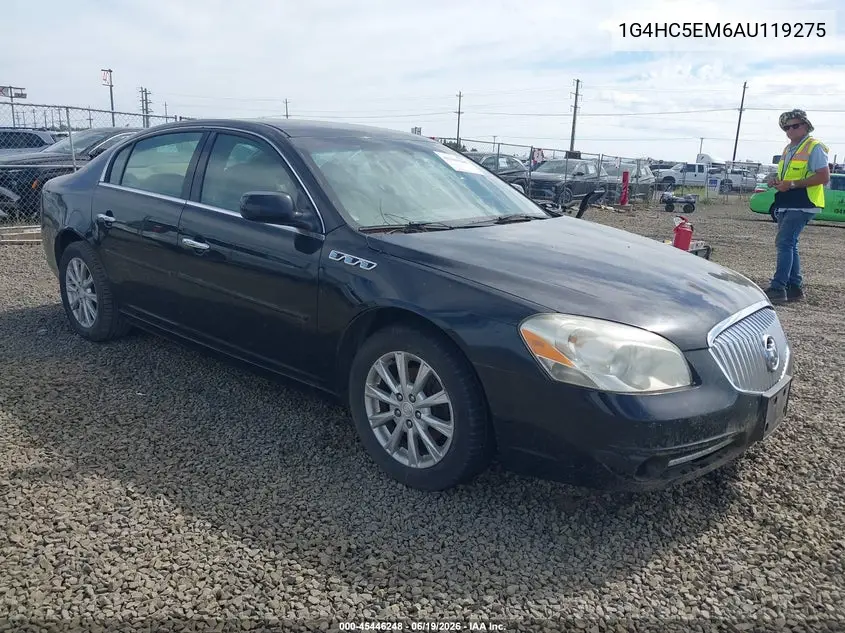 2010 Buick Lucerne Cxl VIN: 1G4HC5EM6AU119275 Lot: 45446248