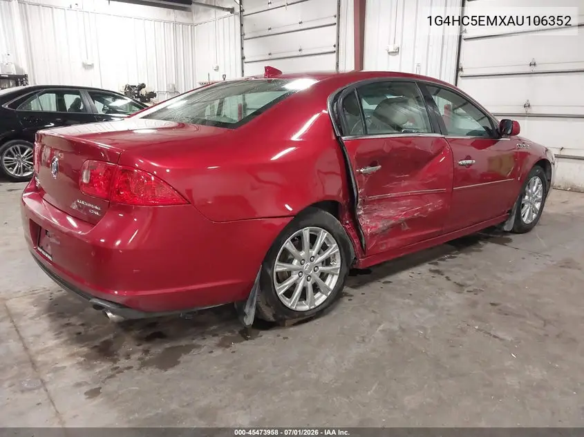 2010 Buick Lucerne Cxl VIN: 1G4HC5EMXAU106352 Lot: 45473958