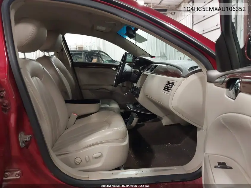 2010 Buick Lucerne Cxl VIN: 1G4HC5EMXAU106352 Lot: 45473958