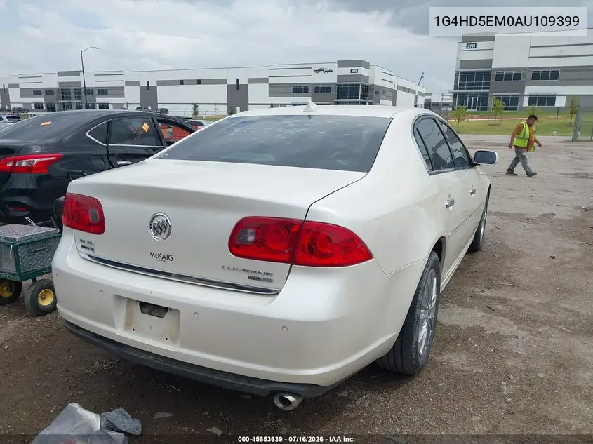 2010 Buick Lucerne Cxl Special Edition VIN: 1G4HD5EM0AU109399 Lot: 45653639
