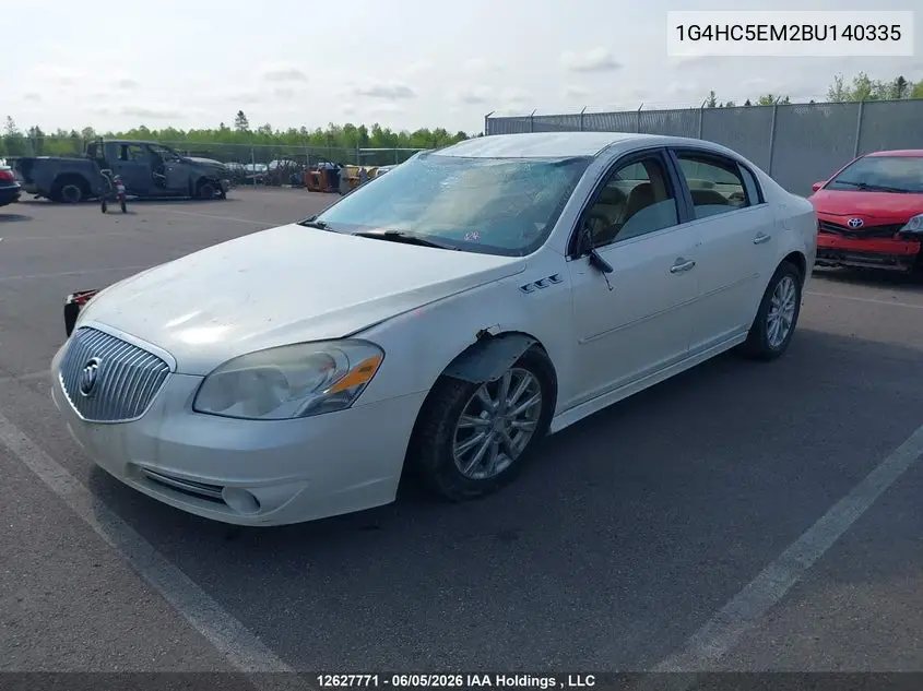 2011 Buick Lucerne Cxl VIN: 1G4HC5EM2BU140335 Lot: 12627771