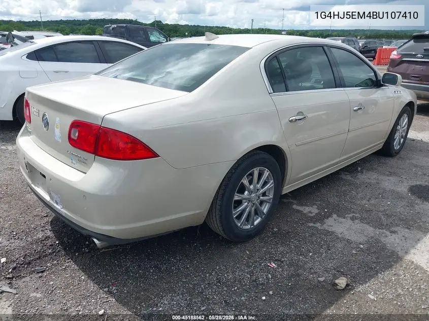 2011 Buick Lucerne Cxl Premium VIN: 1G4HJ5EM4BU107410 Lot: 45188562