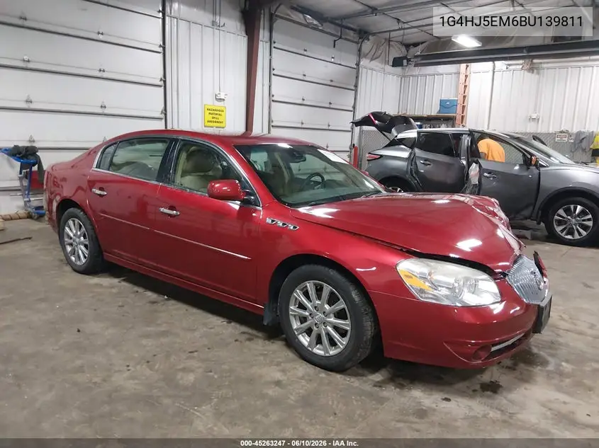 2011 Buick Lucerne Cxl Premium VIN: 1G4HJ5EM6BU139811 Lot: 45263247