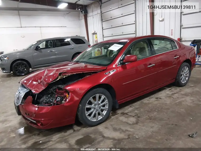 2011 Buick Lucerne Cxl Premium VIN: 1G4HJ5EM6BU139811 Lot: 45263247