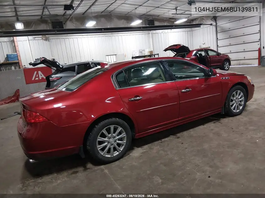 2011 Buick Lucerne Cxl Premium VIN: 1G4HJ5EM6BU139811 Lot: 45263247