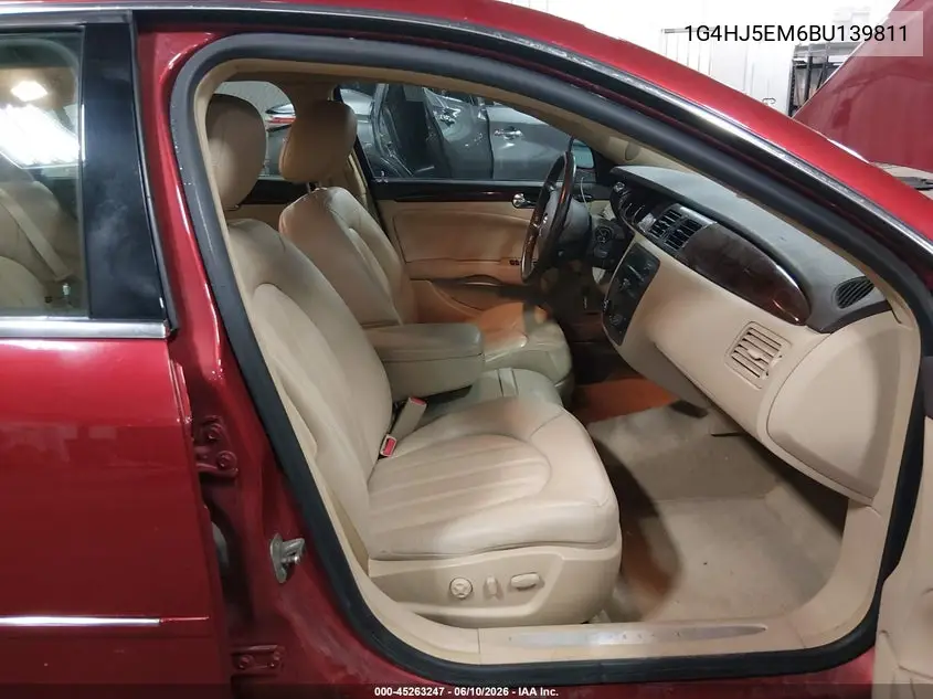 2011 Buick Lucerne Cxl Premium VIN: 1G4HJ5EM6BU139811 Lot: 45263247