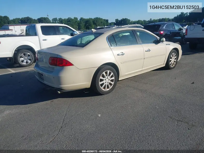 2011 Buick Lucerne Cxl VIN: 1G4HC5EM2BU152503 Lot: 45290172