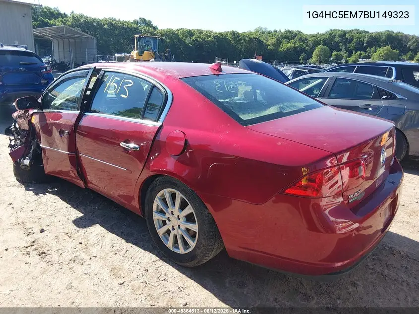2011 Buick Lucerne Cxl VIN: 1G4HC5EM7BU149323 Lot: 45364513
