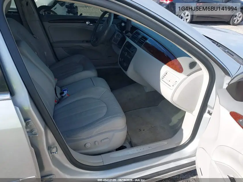 2011 Buick Lucerne Cxl Premium VIN: 1G4HJ5EM6BU141994 Lot: 45432129