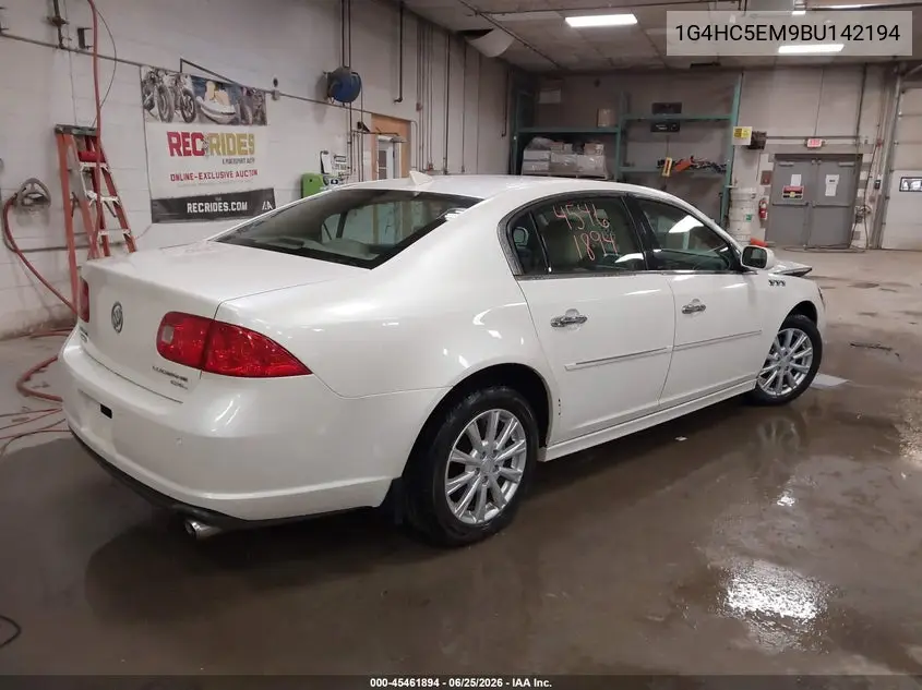2011 Buick Lucerne Cxl VIN: 1G4HC5EM9BU142194 Lot: 45461894