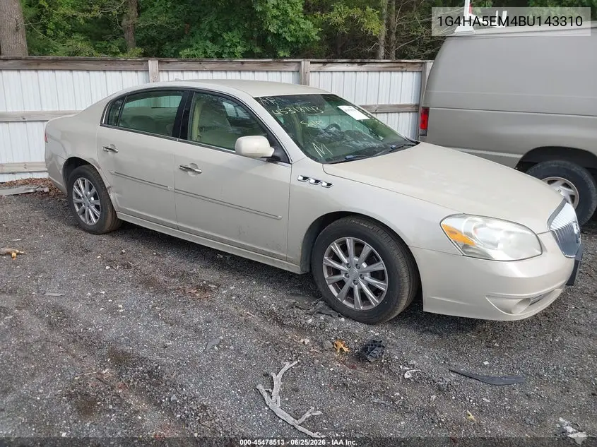 2011 Buick Lucerne Cx VIN: 1G4HA5EM4BU143310 Lot: 45478513