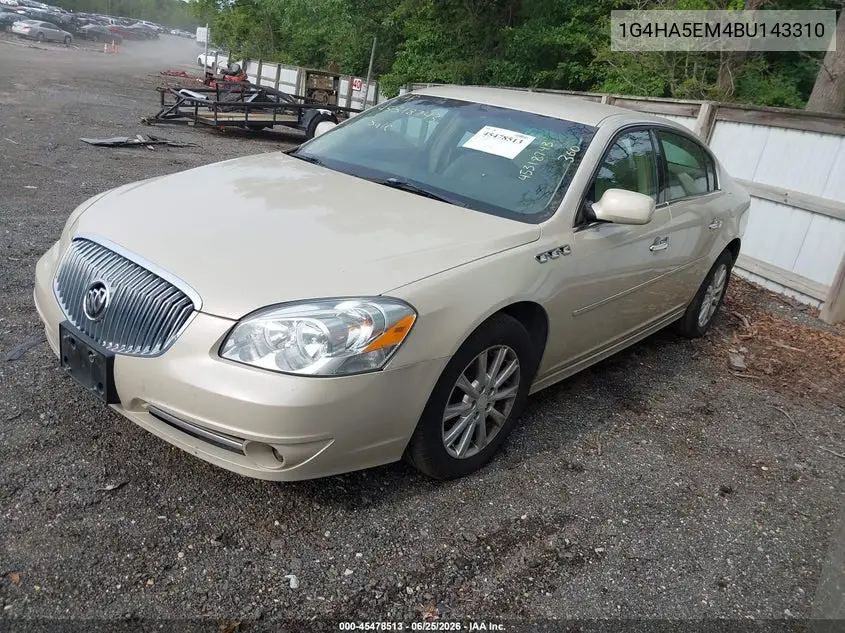 2011 Buick Lucerne Cx VIN: 1G4HA5EM4BU143310 Lot: 45478513