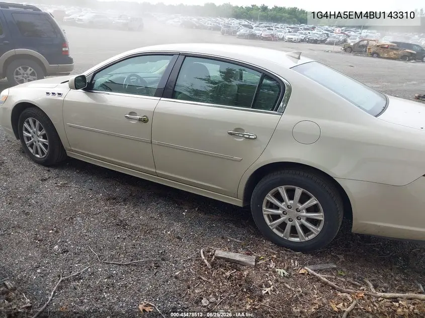 2011 Buick Lucerne Cx VIN: 1G4HA5EM4BU143310 Lot: 45478513