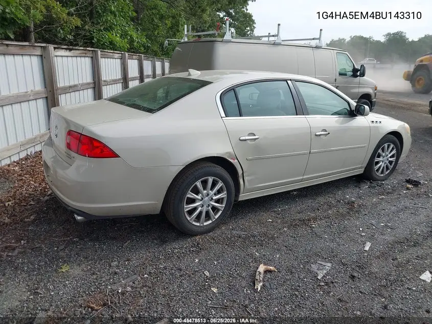 2011 Buick Lucerne Cx VIN: 1G4HA5EM4BU143310 Lot: 45478513