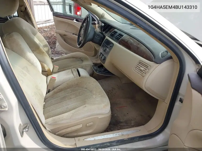 2011 Buick Lucerne Cx VIN: 1G4HA5EM4BU143310 Lot: 45478513
