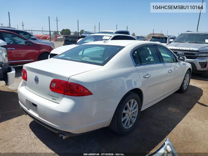 2011 Buick Lucerne Cxl VIN: 1G4HC5EM5BU110164 Lot: 45500148