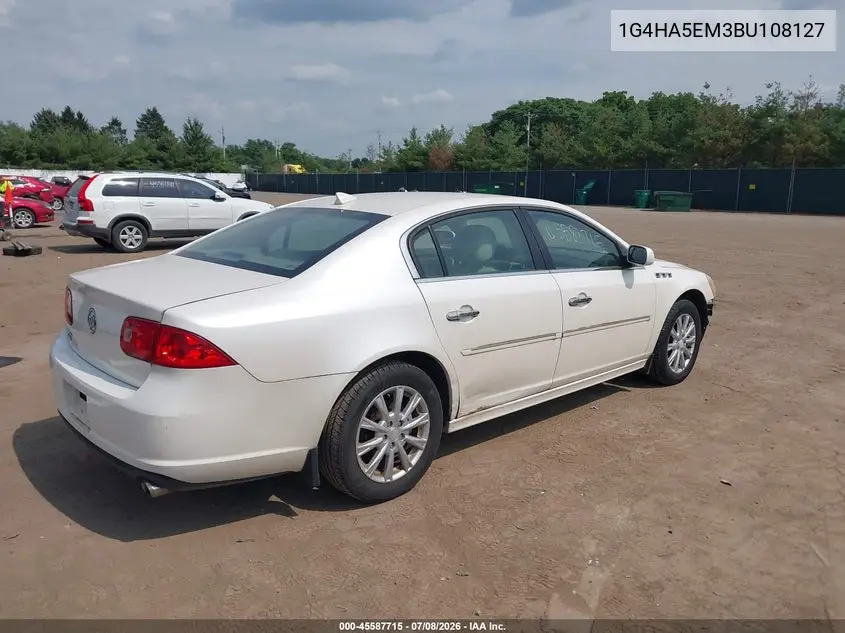 2011 Buick Lucerne Cx VIN: 1G4HA5EM3BU108127 Lot: 45587715