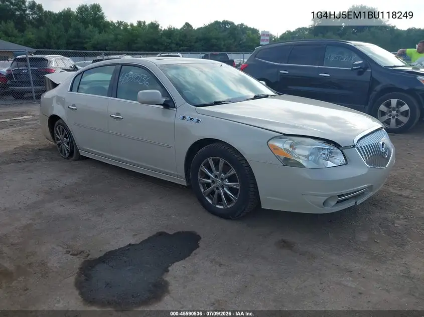 2011 Buick Lucerne Cxl Premium VIN: 1G4HJ5EM1BU118249 Lot: 45590536