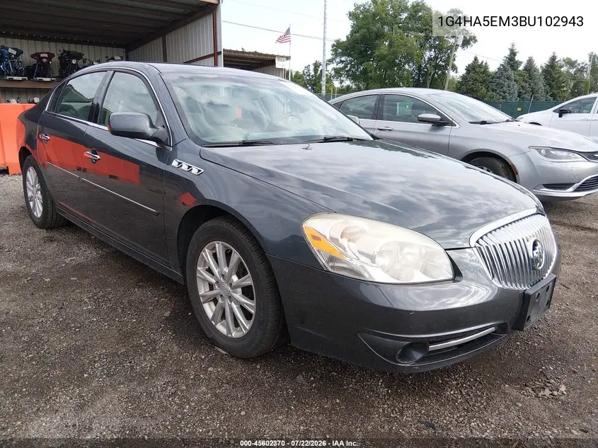 2011 Buick Lucerne Cx VIN: 1G4HA5EM3BU102943 Lot: 45602370