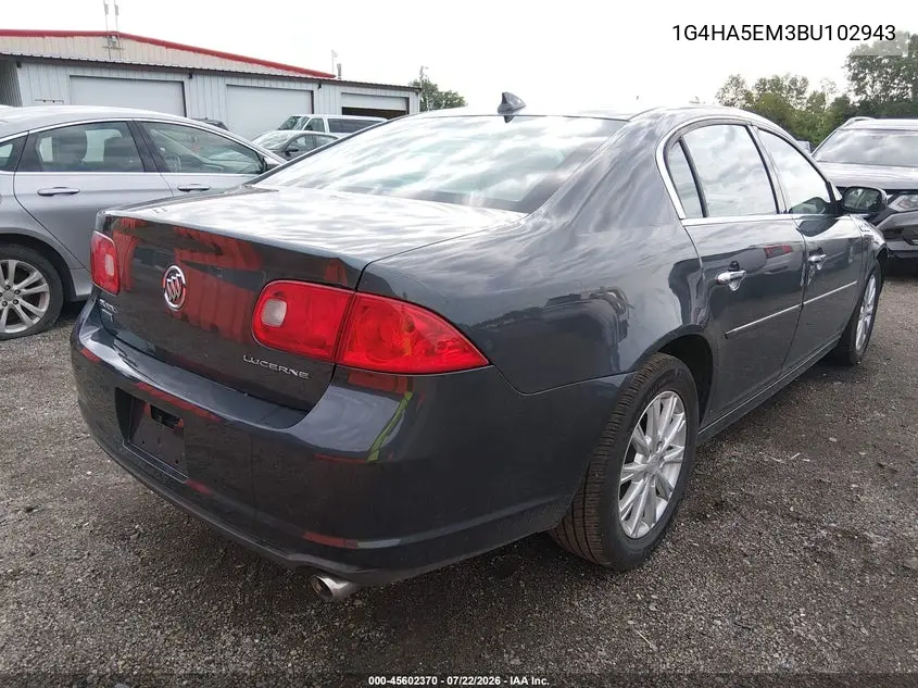 2011 Buick Lucerne Cx VIN: 1G4HA5EM3BU102943 Lot: 45602370
