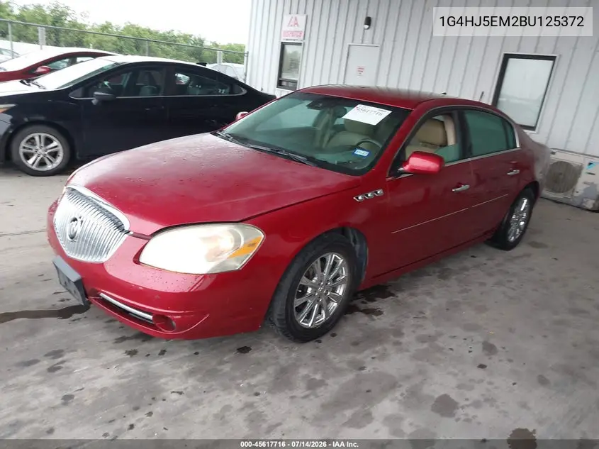 2011 Buick Lucerne Cxl Premium VIN: 1G4HJ5EM2BU125372 Lot: 45617716