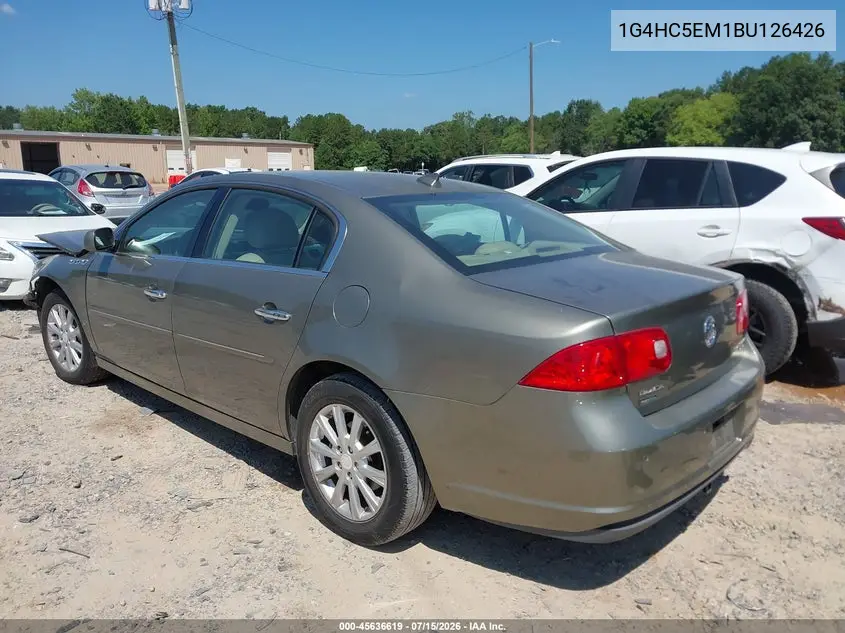 2011 Buick Lucerne Cxl VIN: 1G4HC5EM1BU126426 Lot: 45636619