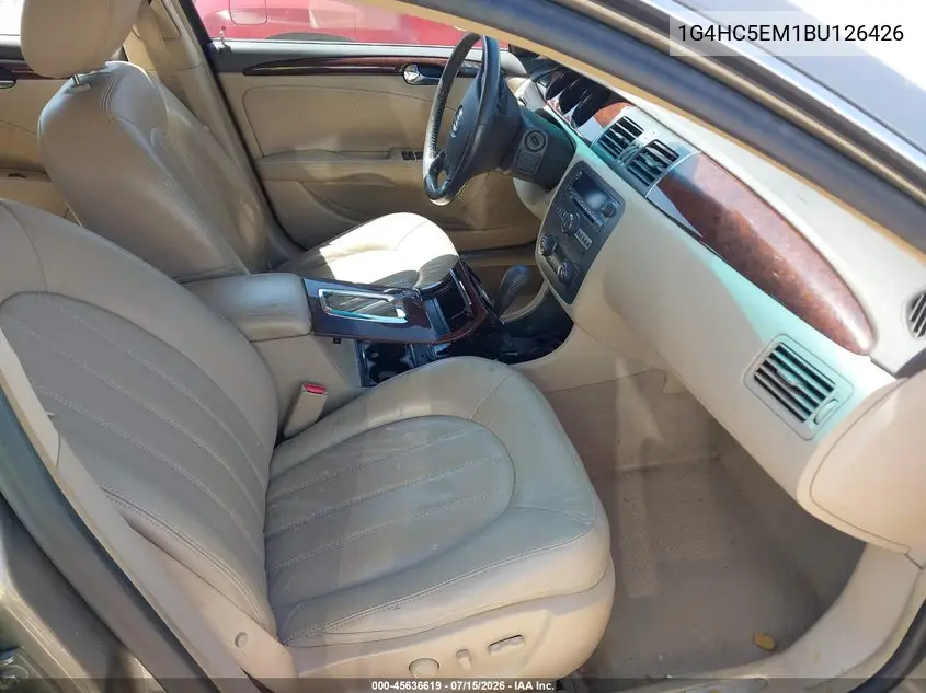 2011 Buick Lucerne Cxl VIN: 1G4HC5EM1BU126426 Lot: 45636619