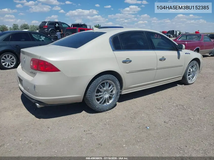 2011 Buick Lucerne Cx VIN: 1G4HA5EM3BU152385 Lot: 45636876
