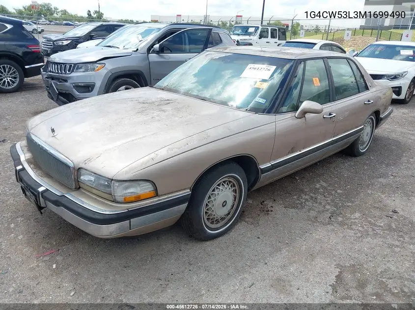 1991 Buick Park Avenue VIN: 1G4CW53L3M1699490 Lot: 45612726