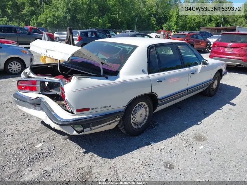 1992 Buick Park Avenue VIN: 1G4CW53L3N1639372 Lot: 45266964