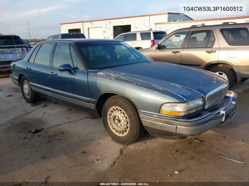 1993 Buick Park Avenue VIN: 1G4CW53L3P1600512 Lot: 44770841