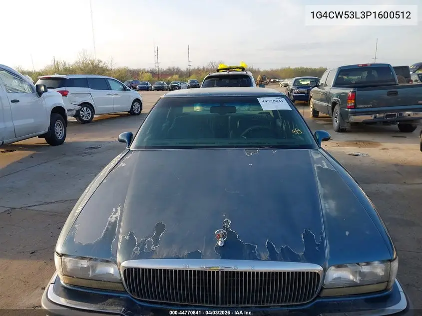 1993 Buick Park Avenue VIN: 1G4CW53L3P1600512 Lot: 44770841