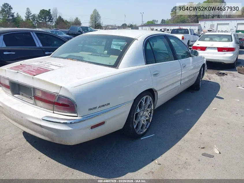 1998 Buick Park Avenue VIN: 1G4CW52K0W4637930 Lot: 44687829