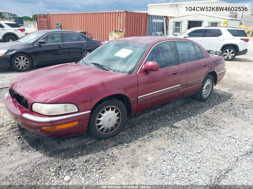 1998 Buick Park Avenue VIN: 1G4CW52K8W4602536 Lot: 45012354