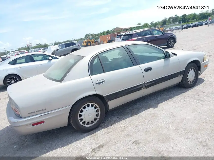 1998 Buick Park Avenue VIN: 1G4CW52K4W4641821 Lot: 45169429