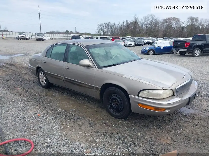 2000 Buick Park Avenue VIN: 1G4CW54K1Y4296618 Lot: 44492730