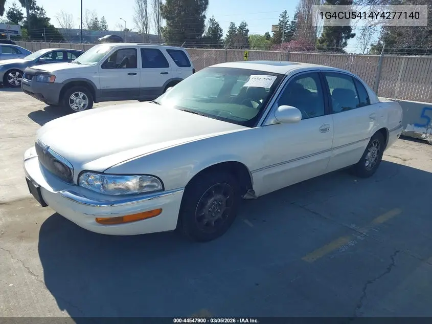 2000 Buick Park Avenue Ultra VIN: 1G4CU5414Y4277140 Lot: 44547900
