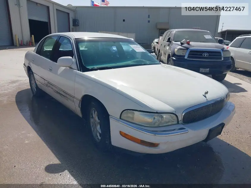 2001 Buick Park Avenue VIN: 1G4CW54K514227467 Lot: 44580640