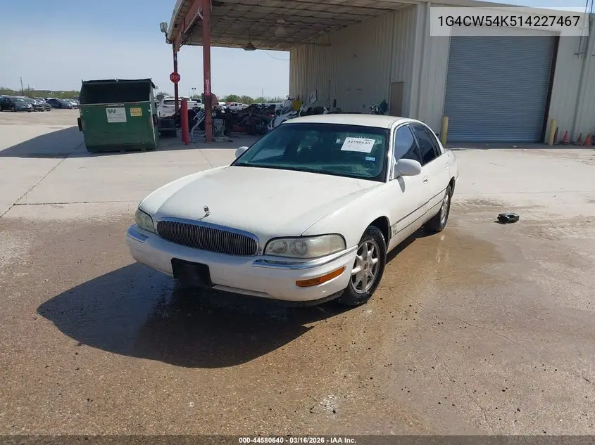 2001 Buick Park Avenue VIN: 1G4CW54K514227467 Lot: 44580640