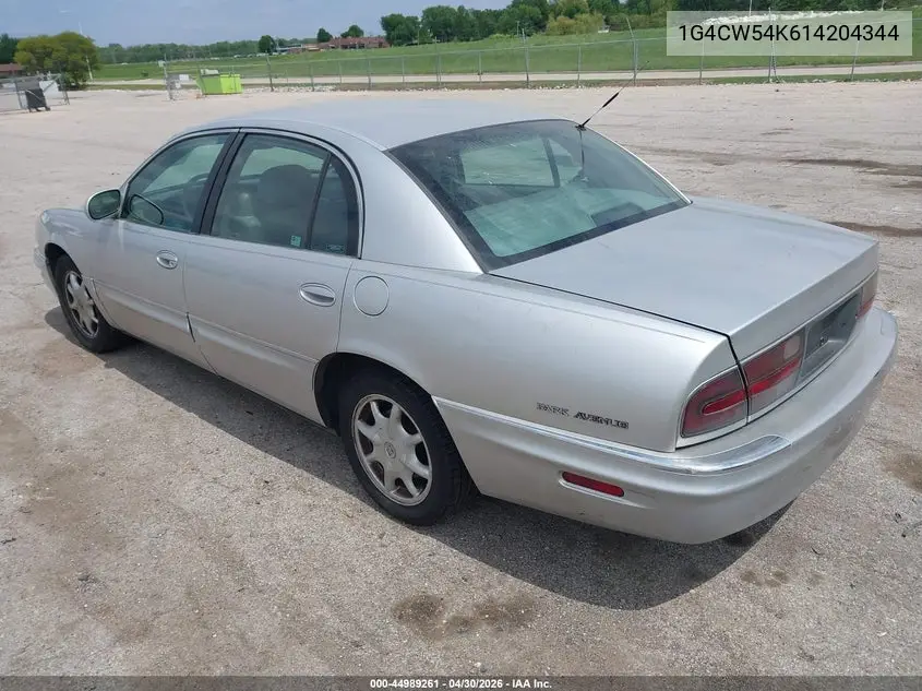 2001 Buick Park Avenue VIN: 1G4CW54K614204344 Lot: 44989261